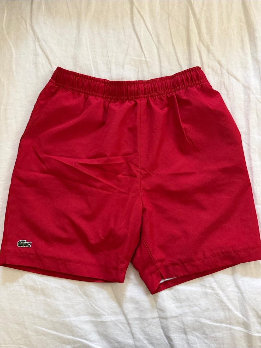 Lacoste Kids Sport Diamond Weave Shorts